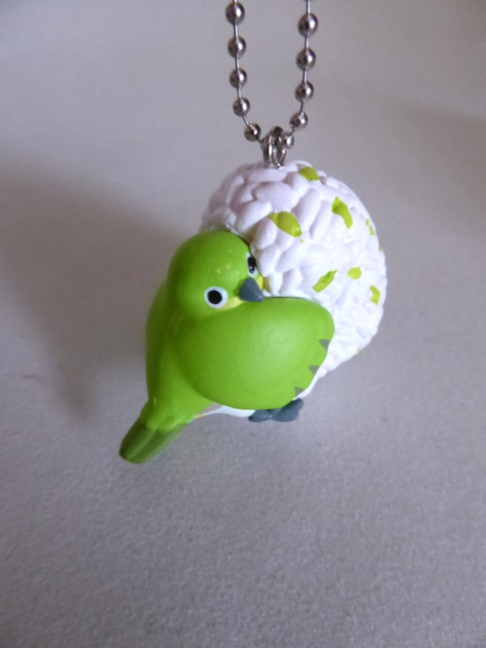 NEW JAPAN GACHAPON CAPSULE TOY GREEN BIRD ONIGIRI RICE BALL SERIES KEYCHAIN - Picture 8 of 16